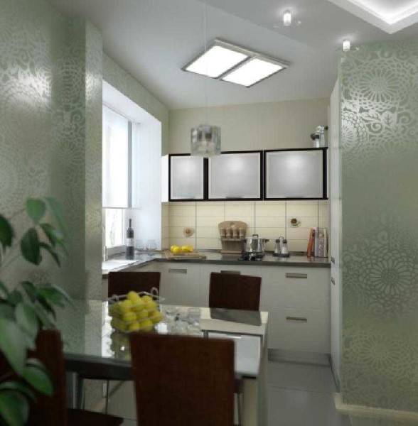 Glass doors are a way to make furniture lighter