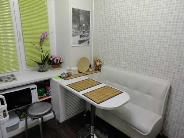If two people live in Khrushchev, such a small table is enough