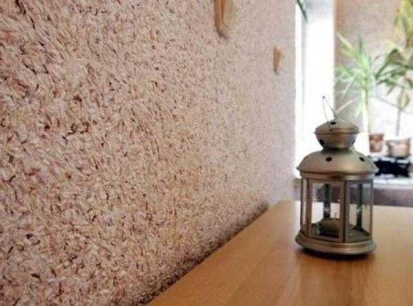 Decorative plaster has a different texture and color