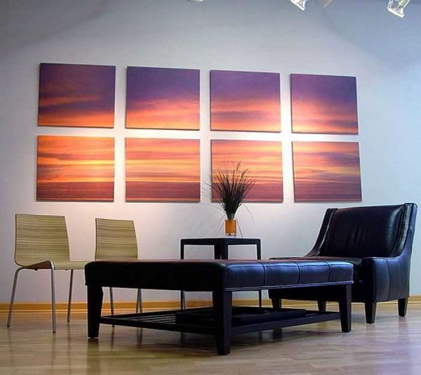 A very simple wall decoration, but looks great
