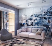 Panels are very good for decorating empty walls.