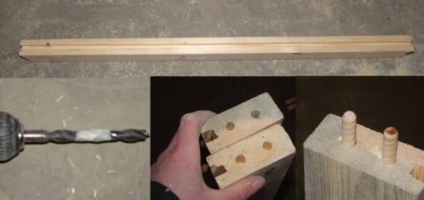 Dowel holes