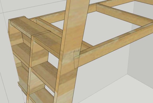 Sizes of rebate (recess) for frame fastening