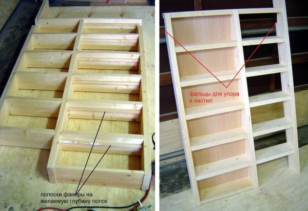 Shelves and folds