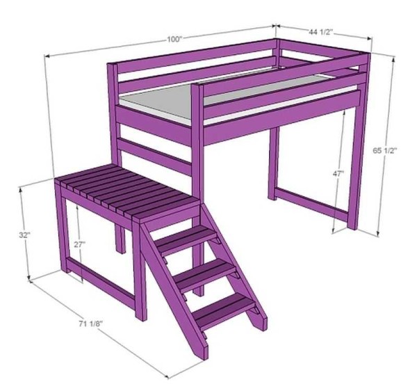 This option can be assembled from wood
