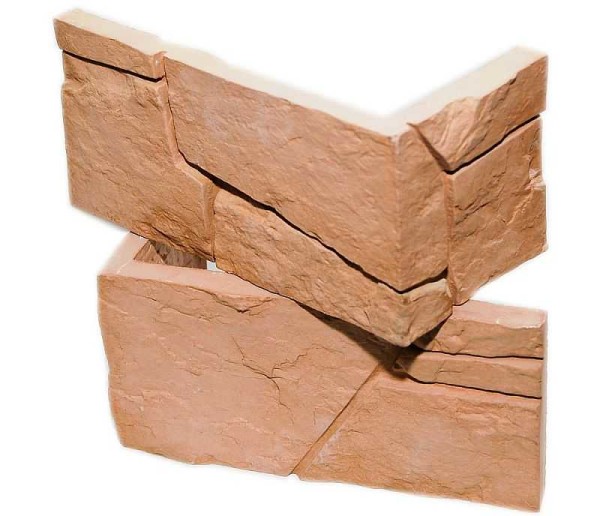 Corner elements in decorative stone