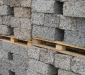 So you can store hand-made wood concrete blocks