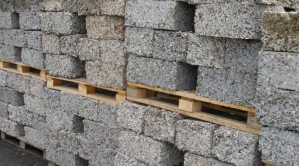 So you can store hand-made wood concrete blocks