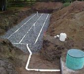 An example of a filtration field for a summer residence