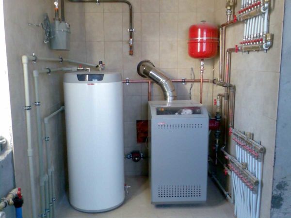 In the presence of a boiler and a heating boiler, their power is summed up