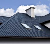 At low cost, a corrugated roof looks solid