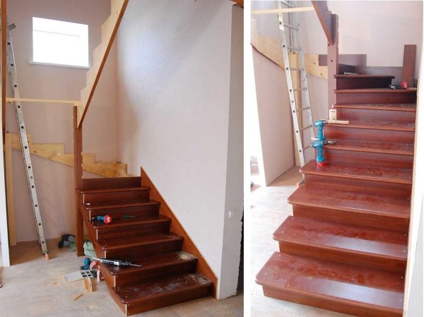 Installation of steps