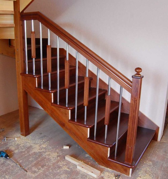 The balusters and railings themselves