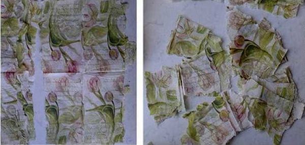 Tear napkins