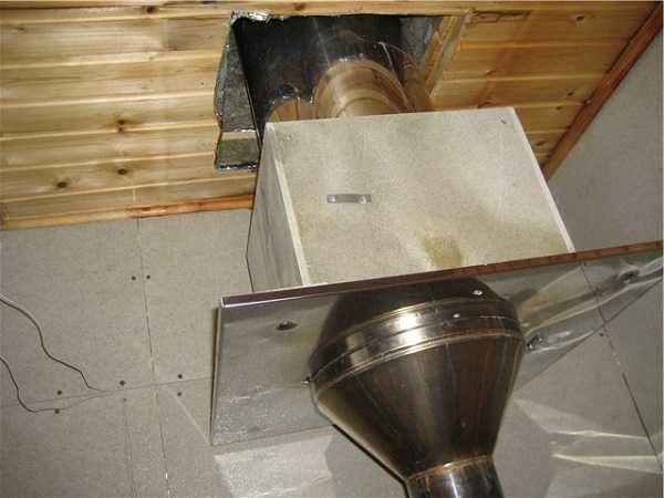 Ready-made ceiling duct (one of the options)