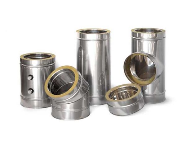 A sandwich pipe is two metal cylinders, the space between which is filled with insulation