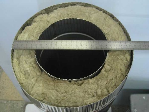 Installation of a sandwich chimney begins with determining the diameter