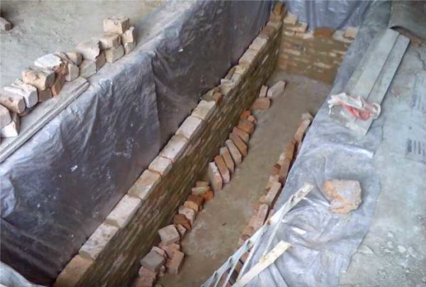 We erect the walls in plokirki