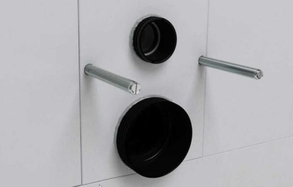 Plugs are cut off
