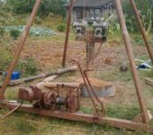 Do-it-yourself wireline percussion rig
