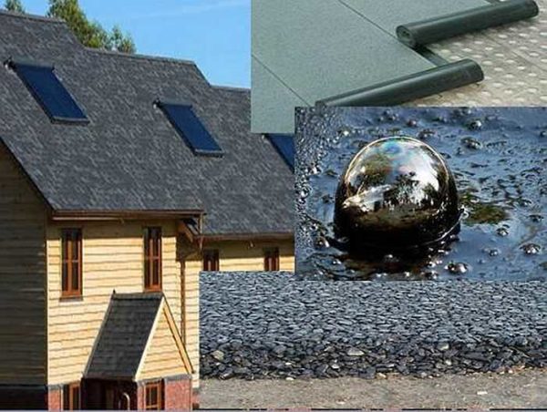 The characteristics of the surfacing materials for the roofing depend on the type of binder