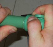 We fix so that the welding of polypropylene pipes is reliable
