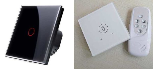 Touch dimmers are good because they can have a remote control