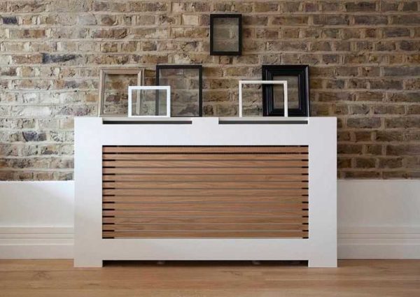 A design option for a grille for heating radiators in a modern style