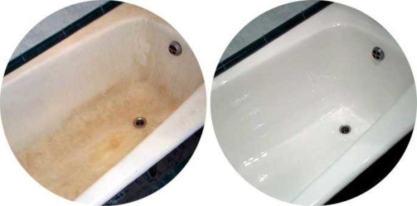 You can restore the bath at home.