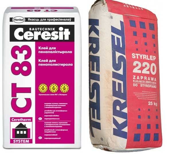 For gluing polystyrene on walls you need special glue