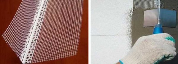 Corner reinforcement mesh