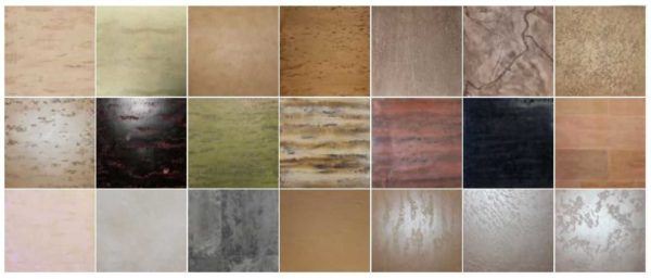 Surface options that can be made with ONE compound using different application techniques