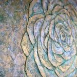 Rose from plaster