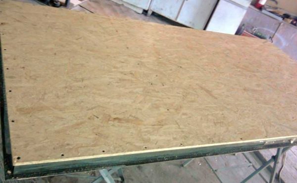 Attached OSB sheet