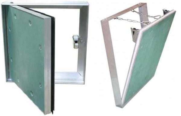 Types of inspection hatches for laying tiles