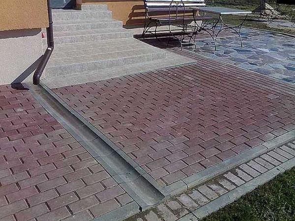 The simplest open type storm drain