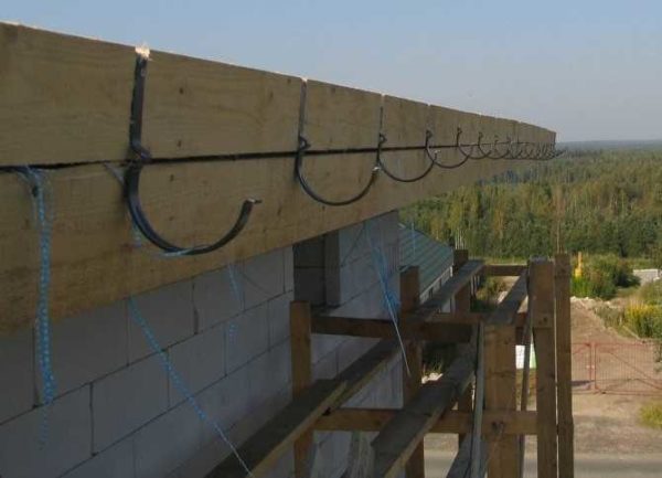 Stuffed hooks for the gutter system