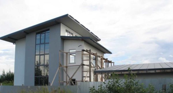 House with a pitched roof - almost finished