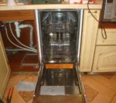 One example of how to connect a dishwasher