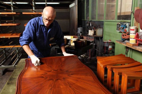 Many coats of varnish may be required