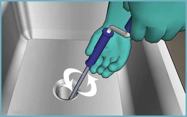 How to work with a plumbing cable