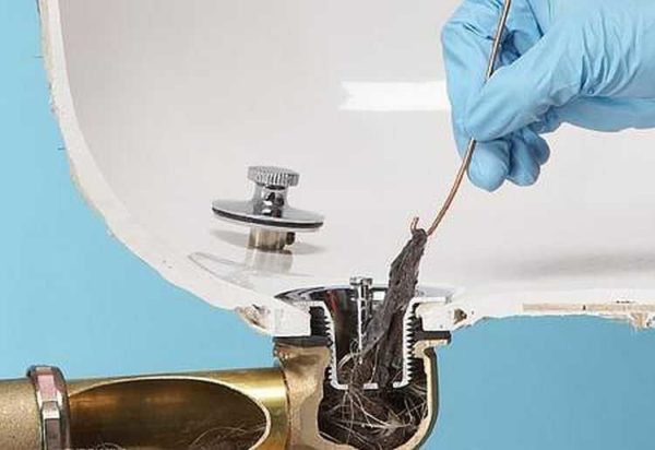 Bath blockage removal method