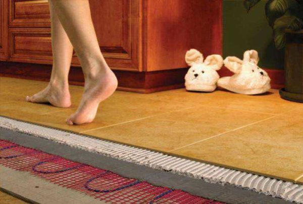 The warm floor covering largely determines how comfortable it will be to use it