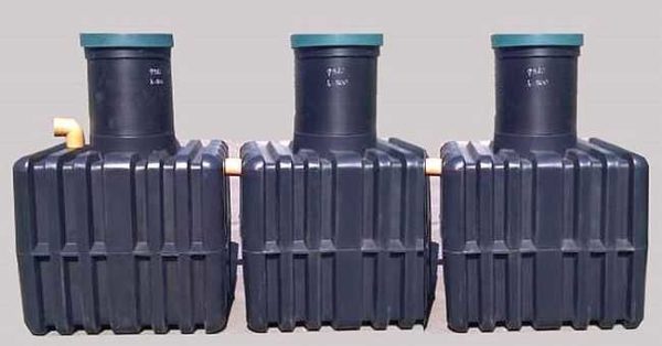 The modular structure allows you to increase the capacity of the septic tank at any time