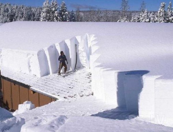 And all this the roof has to withstand