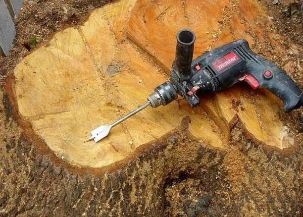 It is easier to remove the core with this drill.