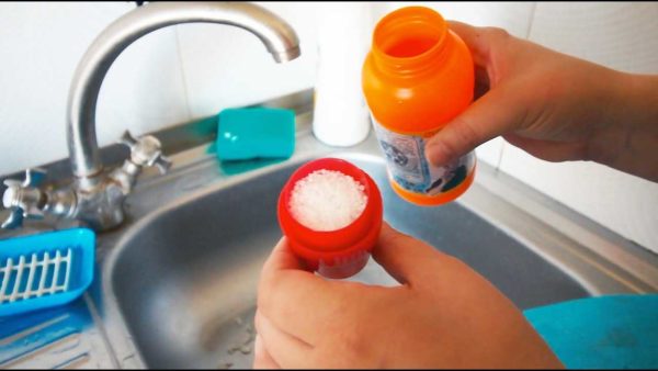 You can only choose a means for cleaning the sewage system by experience
