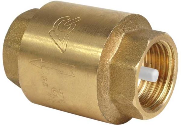 This is a check valve. When installed, they are placed so that the arrow on the body coincides with the direction of the water flow