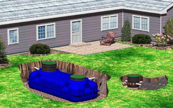 The septic tank requires additional wastewater treatment