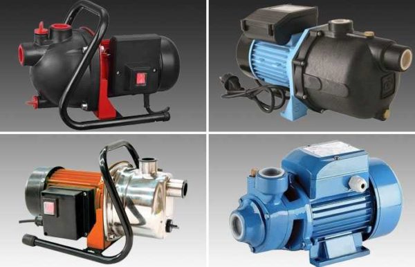 Surface pumps for watering a garden in plastic cases are garden models that were developed just for these purposes.